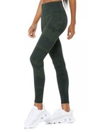 Alo Yoga Vapor Leggings Womens Medium Green Camo High Waist Full Length ... - $44.99