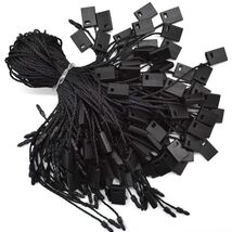 Renashed Hang Tag String Black 7" 1000Pcs Nylon Snap Lock Pin Loop Faste... - $12.87