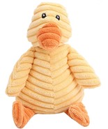 Dog Toy Stuffed Animal Plush Squeaking Pet Puppies Yellow Duck - $19.05