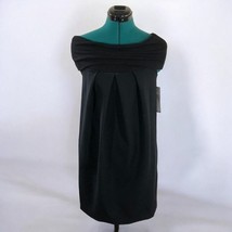 DKNY Donna Karen New York Black Off The Shoulder Wool Dress - Size 4 - $99.00