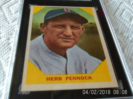 1960 Fleer # 35 Herb Pennock Sgc 60 Baseball Greats !! - £33.63 GBP