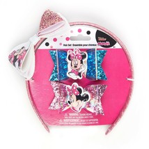 Disney Junior Minnie Mouse Hair Set, 3 Pieces - New - £7.01 GBP