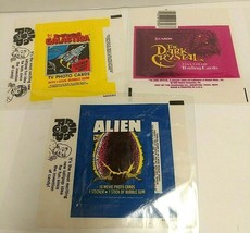 Battlestar Galactica Alien The Dark Crystal 70&#39;s Wrappers Only No Cards - £5.41 GBP