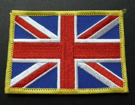 Great Britain British United Kingdom Union Jack Uk Shield Patch 2.5 X 3.5 Inches - £4.53 GBP