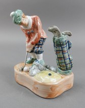 Louisville Stoneware Kentucky Vintage Golfer Pottery Figurine Rare - $85.99