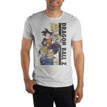 Dragon Ball Z Anime TV Series Graphic Soft Cotton Short Sleeve White T-s... - £11.78 GBP