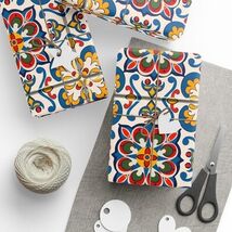 Vintage Mexican Talavera Antique Premium Eco Friendly Decorative Wrappin... - $19.80+