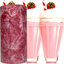 Strawberry Milkshake Scented Palm Wax Pillar Candle Hand Poured - £19.75 GBP+