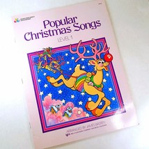 Popular Christmas Songs Level 1 James Bastien Vintage 1986 Kjos Piano Music - £7.66 GBP