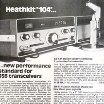 1975 Heathnco Heathkit 104 SSB Transceiver Advertisement Electronics DWLL13 - $460.52 MXN