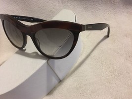 Prada Sunglasses Spr 06P MA4-0A7 Havana Grey Gradient Authentic Italy - £118.67 GBP