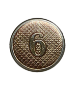 WWII, 6th REGIMENT, NEW YORK NATIONAL GUARD, PLASTIC COLLAR DISK, ENLIST... - $20.58 CAD
