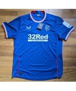NWT RANGERS FC Castore Home Football Shirt 2022-203 NEW Mens Size XL Jer... - £42.62 GBP