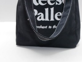 Reese Palley &quot;Merchant To The Rich&quot; Vintage Thick Black Canvas Tote Rare... - £52.99 GBP