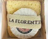 La Florentina Peony Rose Soap &amp; Sponge Set Made in Italy - £17.49 GBP