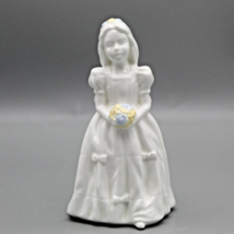 Wedgwood Special Day Figurine Flower Girl 1996 Hand Decorated Wedding 4 inch VTG - £13.30 GBP
