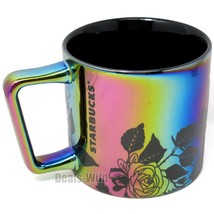 NEW Starbucks 2020 Iridescent Autumn Rose Mirror Metallic Coffee Mug 14oz - £31.41 GBP