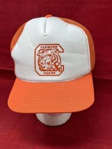 VTG Clemson Tigers Orange White Mesh Foam Trucker Snapback Hat by YA Adj... - $29.65