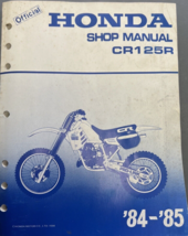 1984 1985 Honda CR125R Service Repair Shop Workshop Manual OEM 61KA303 - £47.25 GBP