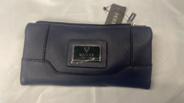 Guess Cartera Zip Around Guess Giully Leather  Wallet SF633059 NAVY - £53.75 GBP