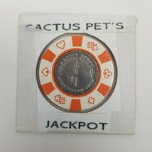 $1 Casino Chip from the Cactus Pete&#39;s Casino Jackpot Nevada Petes Circul... - £4.64 GBP