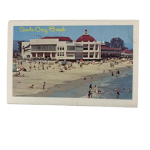 Vintage Santa Cruz Beach Roller Coaster Sky Glider Farris Wheel Postcard... - £4.59 GBP