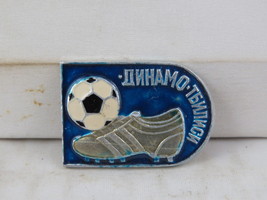 Vintage Soccer Pin - Dinamo Tbilisi FC - Stamped Pin - $19.00