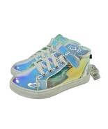 Wonder Nation Girls 4 Iridescent Translucent Shoes Non Marking Soles New - $14.72