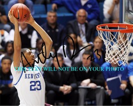 Anthony Davis Signed Autograph 8x10 Rp Photo New Orl EAN S Hornets #1 Draft - £14.38 GBP