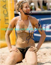 April Ross Autographed 8x10 Rp Photo Olympics Vollyball  - £11.78 GBP