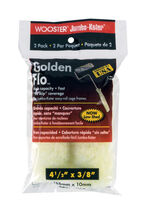 Wooster Golden Flo Fabric 4.5 in. W X 3/8 in. Trim Paint Roller Cover 2 pk - $8.95