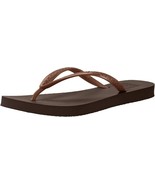 Reef Womens Cocoa Brown Escape Flip Flops Size 6 - $54.86 CAD