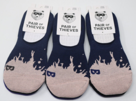 Pair of Thieves Cushion No Show Socks Men&#39;s Size 8-12 Lot of 3 Packs of 3 Each - £19.38 GBP