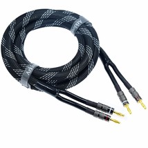 Arklove 1Pcs 6Ft 14Awg Premium Heavy Duty Braided Wire Dual Banana, Free Copper - $41.99