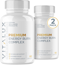 VITALUX || #1 Rated Premium Energy Burn || Metabolism Support, Boost Ene... - £70.33 GBP