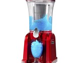 Classic Frozen Drink Maker 32-Ounce Slushie Machine For Home, Retro Red - £105.76 GBP