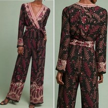 ANTHROPOLOGIE  Breezeway Jumpsuit by One September Fall Floral Size Medium - $61.61 CAD
