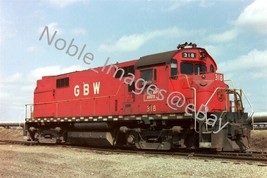 GBW Green Bay 305 RS3M Diesel Locomotive Wisconsin 3 Color Negative 1970s - £6.62 GBP