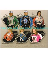 JOHN FORCE RACE TEAM SIGNED AUTOGRAPH 8x10 RP PHOTO ASHLEY BRITTANY COUR... - £15.79 GBP
