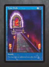 Time Walk Custom Card Altered Art - $7.99