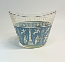 VTG Wedgwood Jeanette LG Serving Bowl Glass Hellenic Corinthian Greek Ice Wine - $84.99