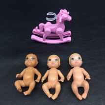 Mattel Barbie Babysitter&#39;s Inc.  Babies  &amp; Rocking Horse Replacement Pieces - £11.41 GBP