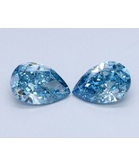 0.33 BLUE PEAR Pair VS1 IGI Certified Lab Grown CVD Diamond for Earring - €322,87 EUR