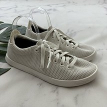 AllBirds Womens Tree Pipers Sneakers Size 10 White Lace Up Stretch Knit - £27.23 GBP