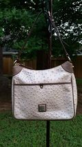 Dooney and Bourke Kimberly Ostrich Embossed Leather Shoulder Bag  - Exce... - $100.00