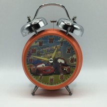 Disney Cars Matter &amp; Lightning McQueen Alarm Desk Clock 5&quot; X 7” Radiator... - £15.92 GBP