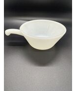 Vtg White Fire King Beehive Soup Bowl With Handle Ovenware 1950s Made In... - $7.75