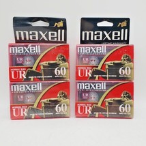 Maxell Audio Cassette Normal Bias UR 60 Minutes/90m (Set of 4) NEW - £7.73 GBP