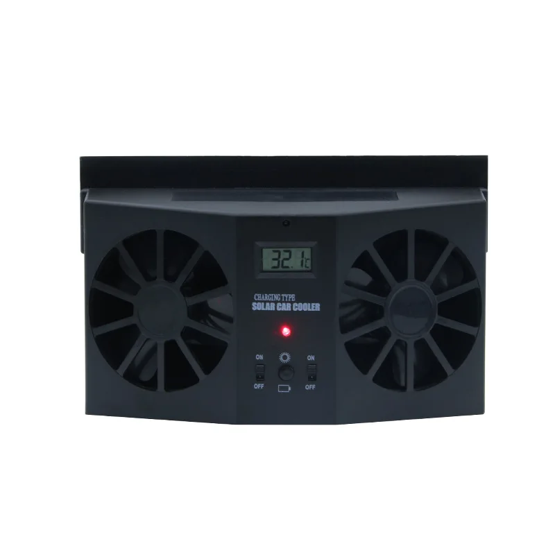 Solar  Exhaust Fan Auto Car Ventilating Fan Car Window Summer Row Radiat... - $88.74