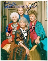 The Golden Girls Cast Autographed 8x10 Rp By All 4 Betty White Rue Estelle Bea + - £14.14 GBP